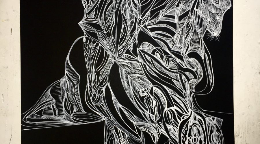 Unfolded Being (Self-Portrait) 1